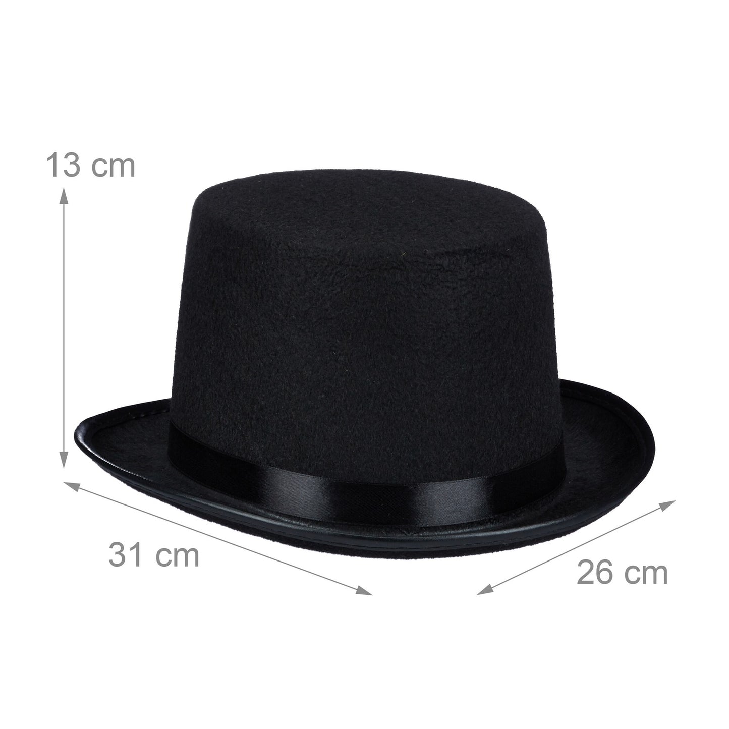 Set of 4 top hats