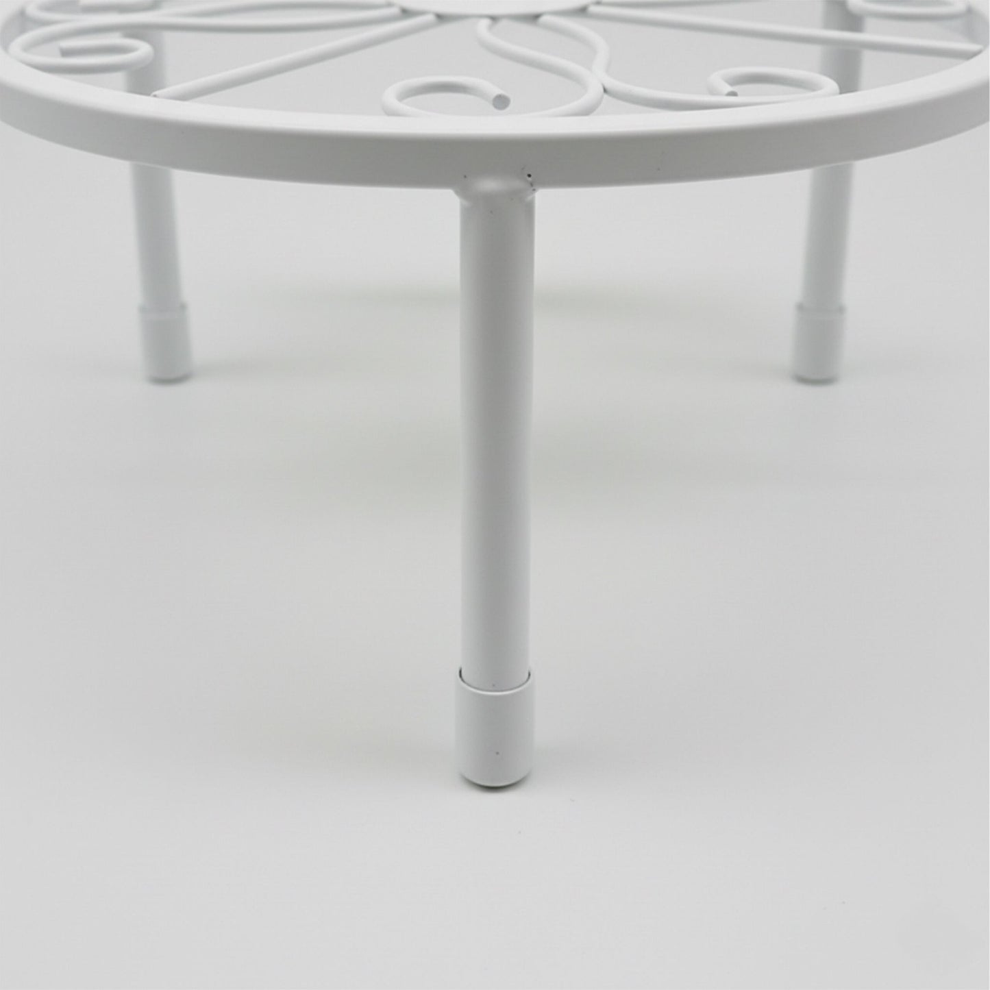 Set of 5 Round Carbon Steel Plant Stands