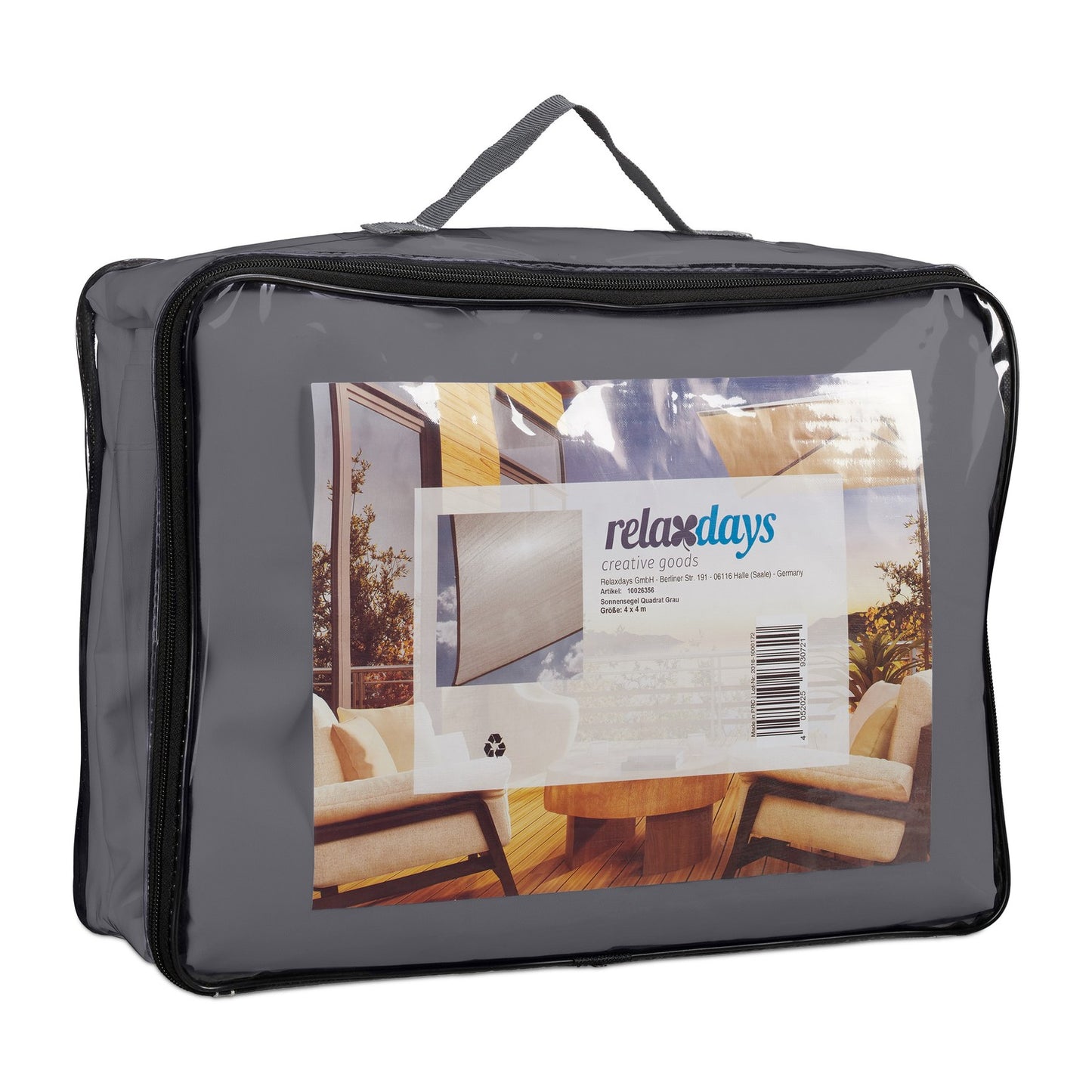 Shade Sail, Grey, UV Protection, Water-Repellent