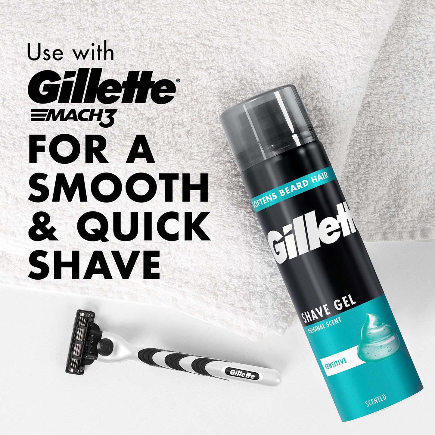 Shaving Gel for Sensitive Skin, 200ml