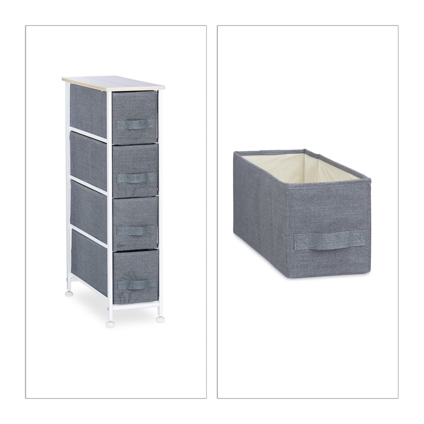 Shelf system different versions gray