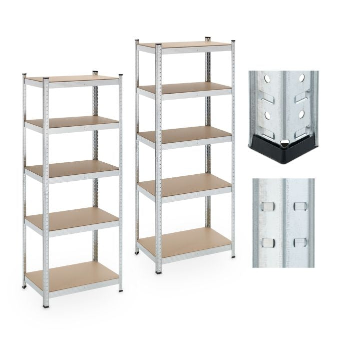 Shelves for heavy loads, 2 pcs