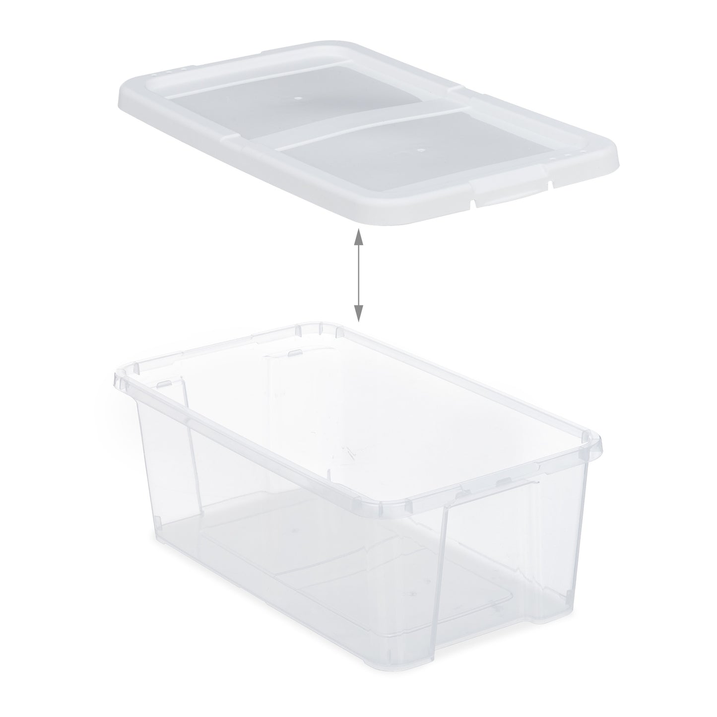 Shoe Boxes Plastic Set of 12