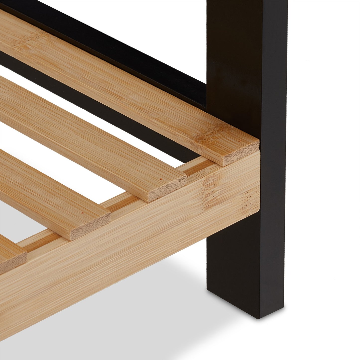 Shoe shelf with 2 levels