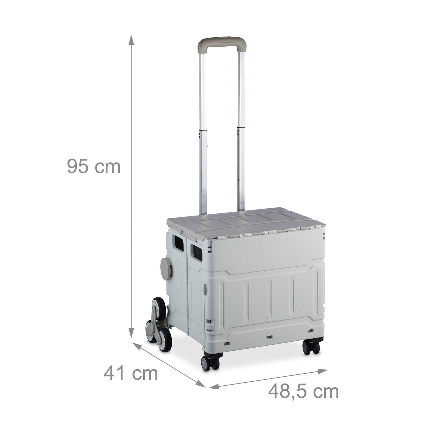 Shopping trolley for stair transport