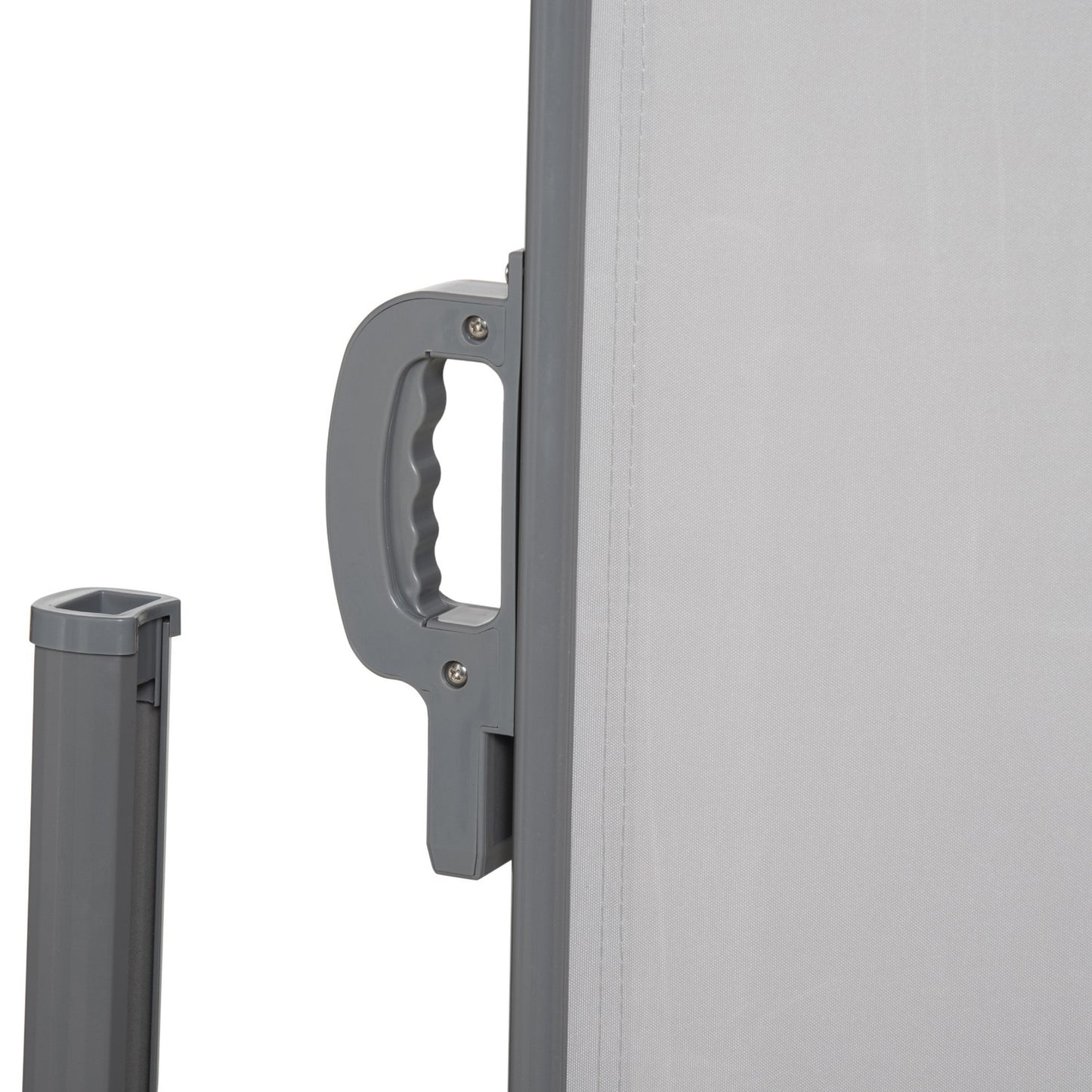 Side awning 300x160cm UV50+ Privacy protection, Grey