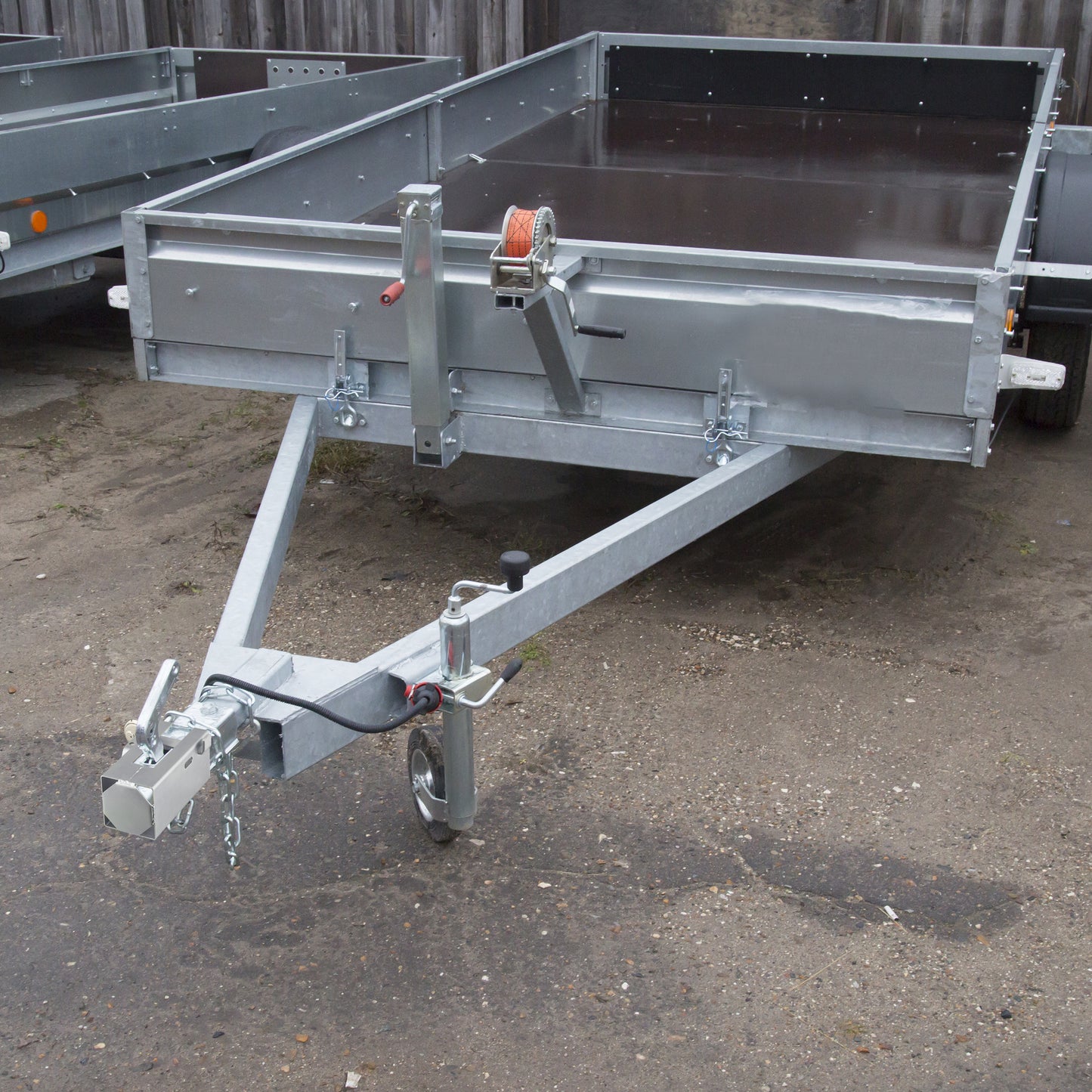 Silver Metal Trailer Lock