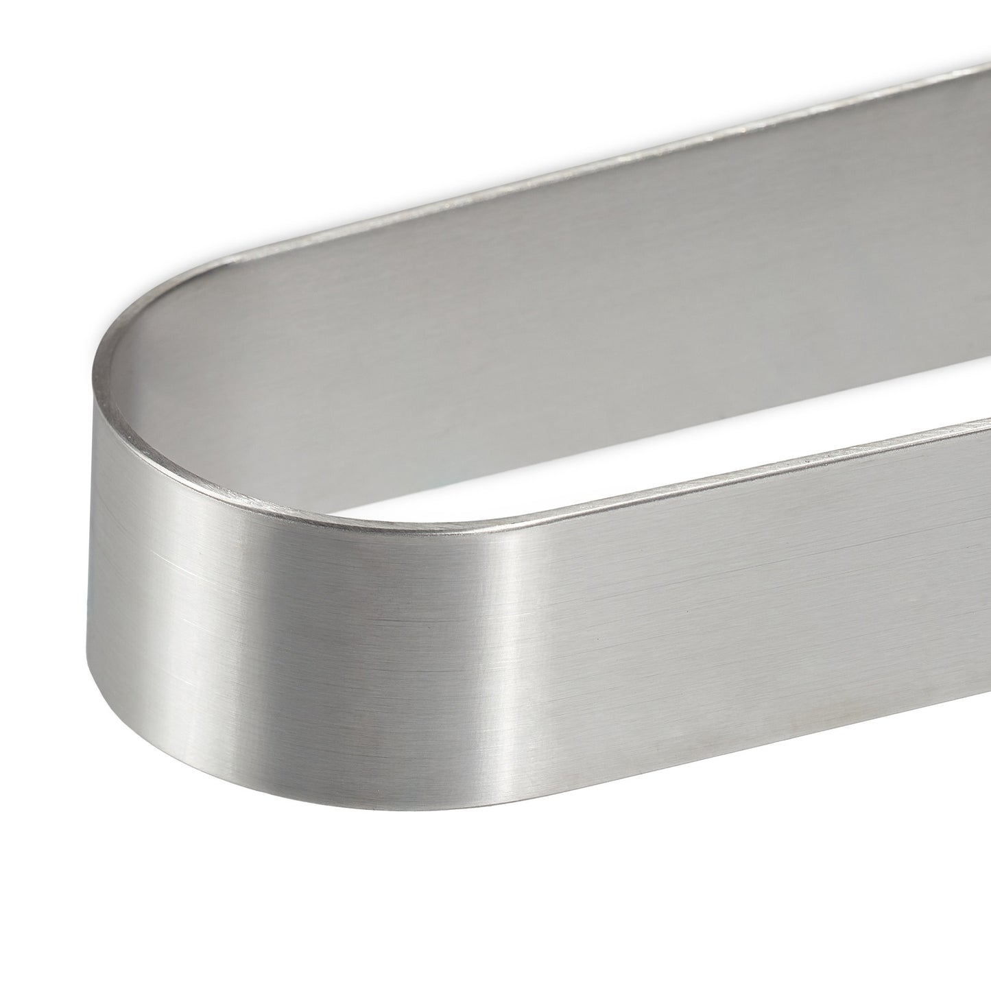 Silver towel rail stainless steel