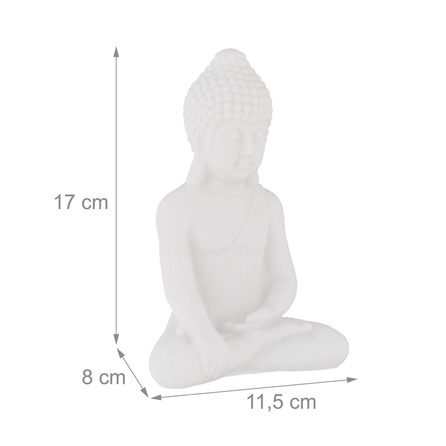Sitting Buddha Figurine 17 cm