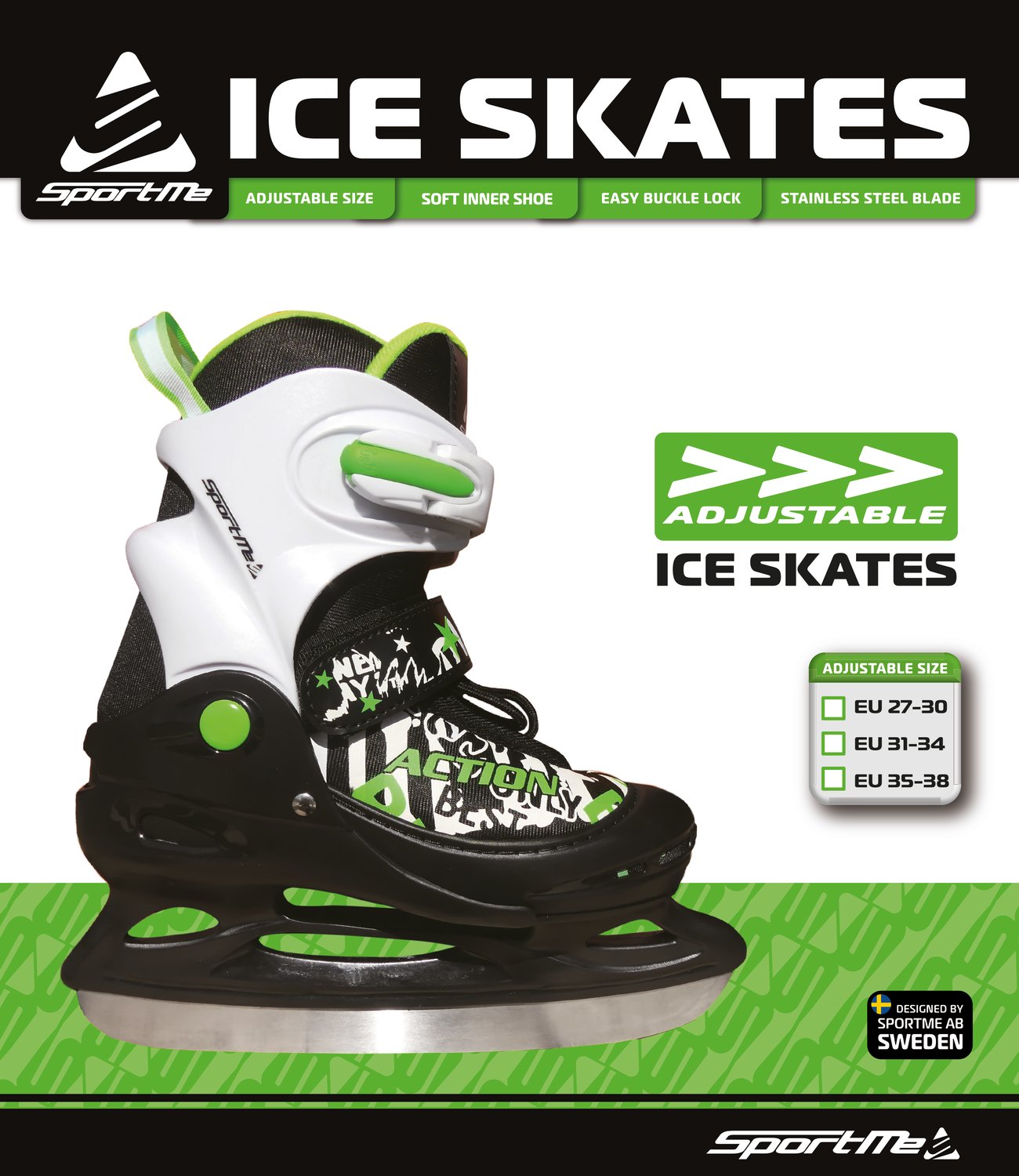 Skate Green size 30-33