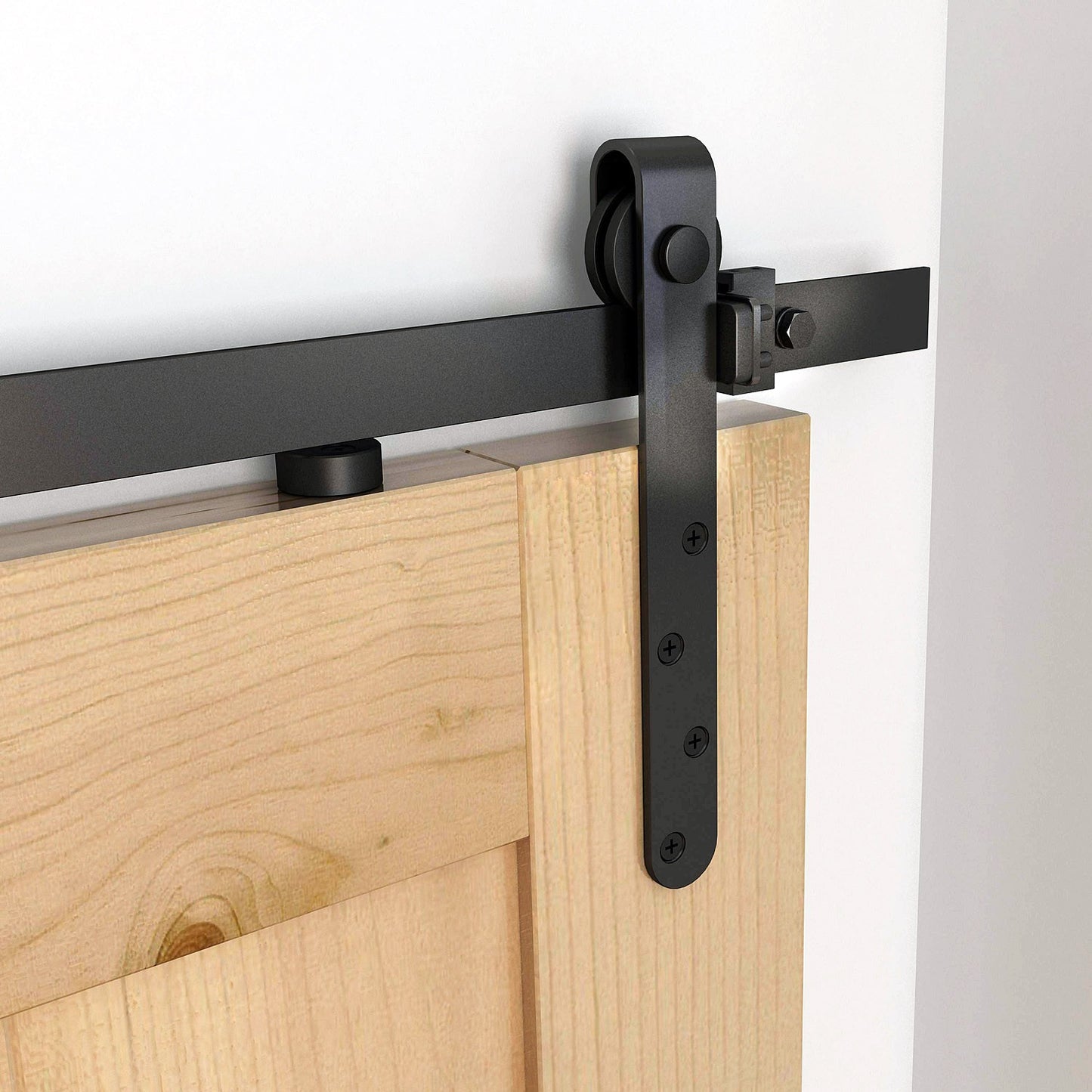 Sliding Door Hardware Kit, 180 cm Carbon Steel Set