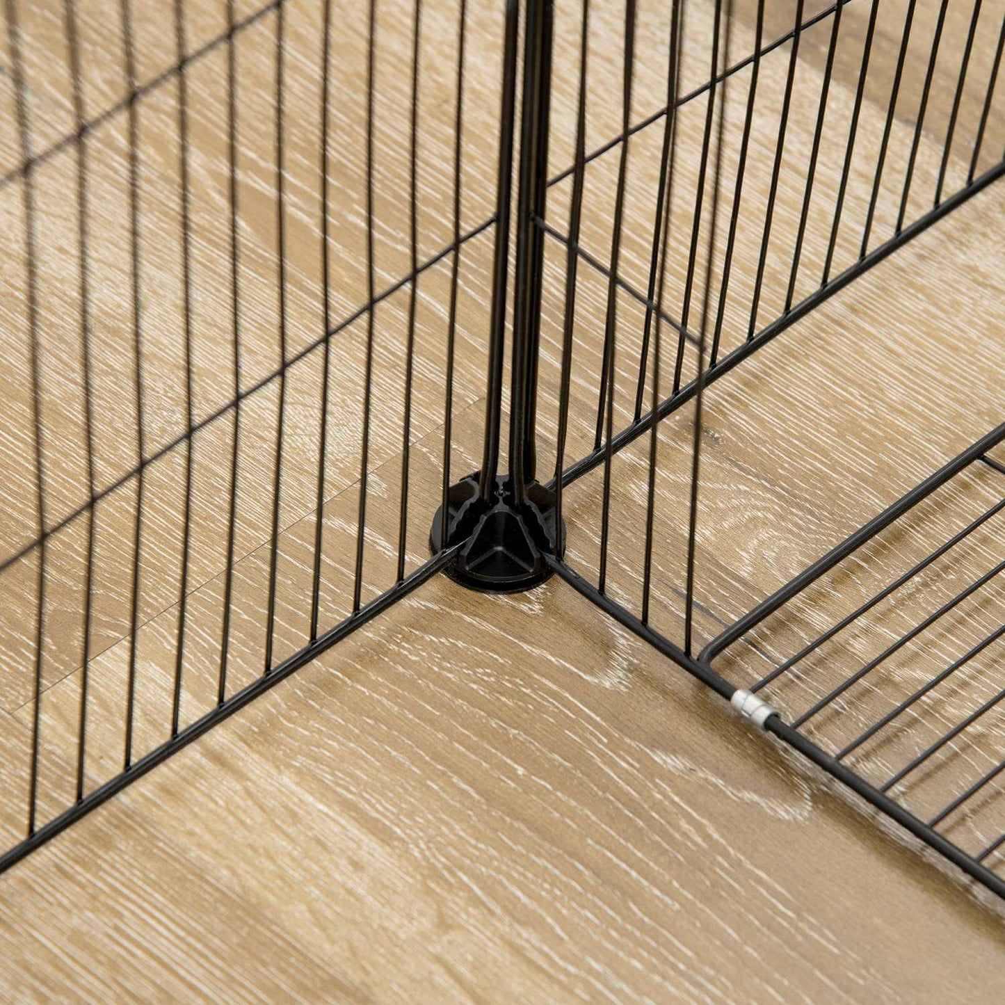 Small animal cage with 18 steel panels for guinea pigs