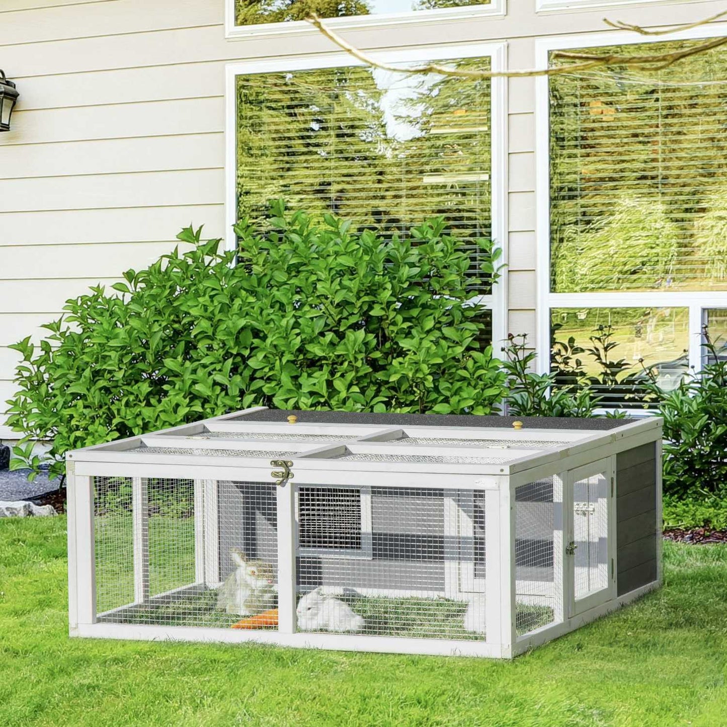 Guinea pig enclosure - Spruce Wood, 120x105x46 cm Enclosure
