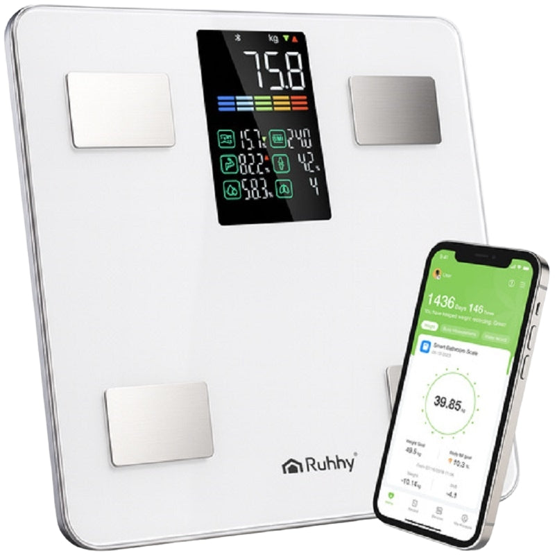 Smart Bathroom Scale, Body Composition Analysis, 226kg Capacity