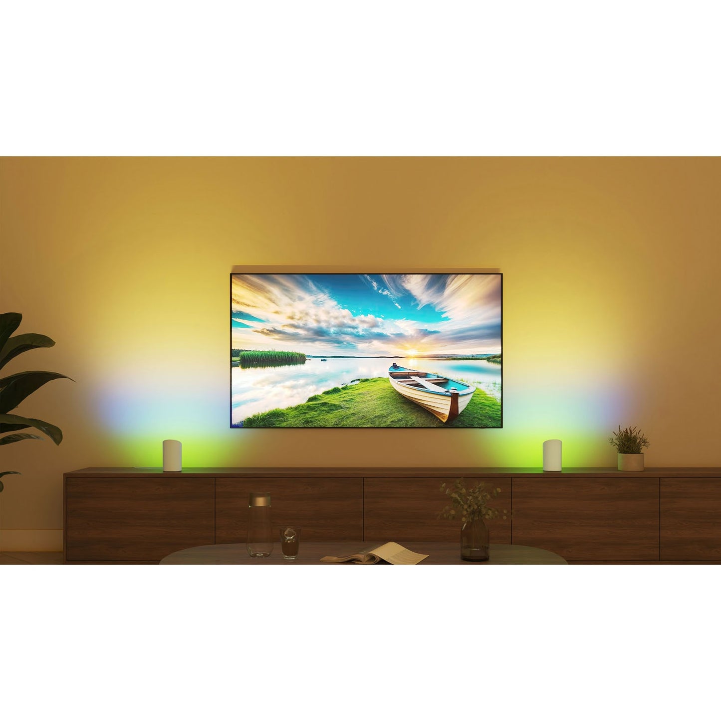 Smart LED Wall Light, White & Color Ambiance, 1035 Lumens