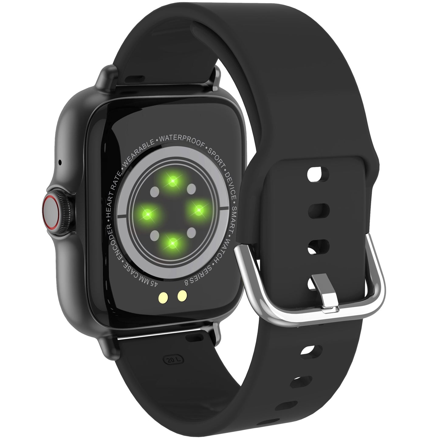 SmartWatch 1.44" display Heart sensor Black
