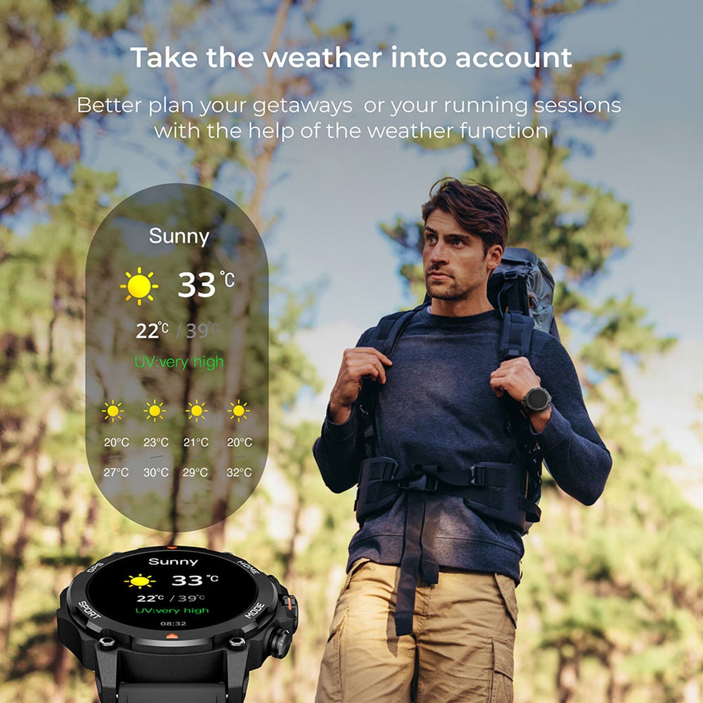 Smartwatch Explorer GPS - Black