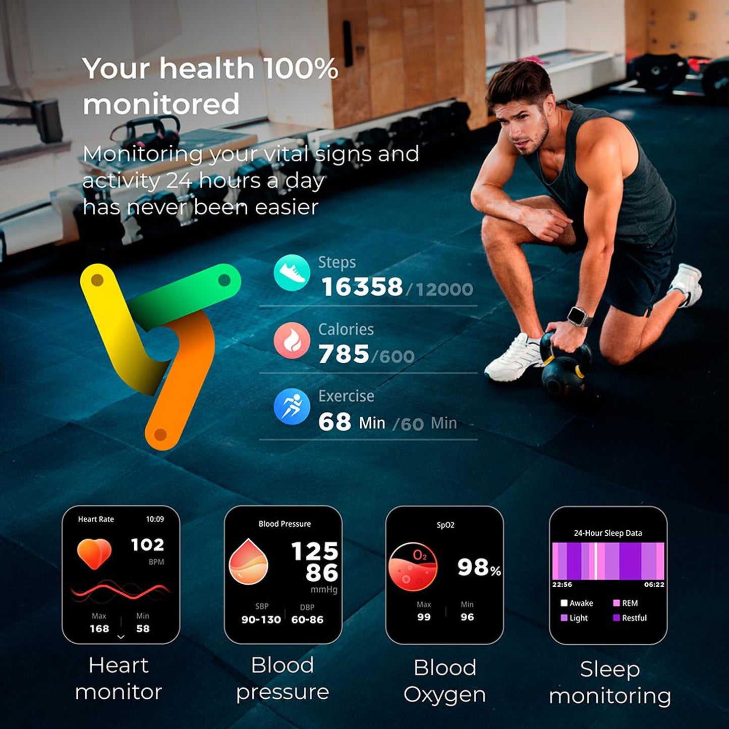 Smartwatch Hero AMOLED - Black