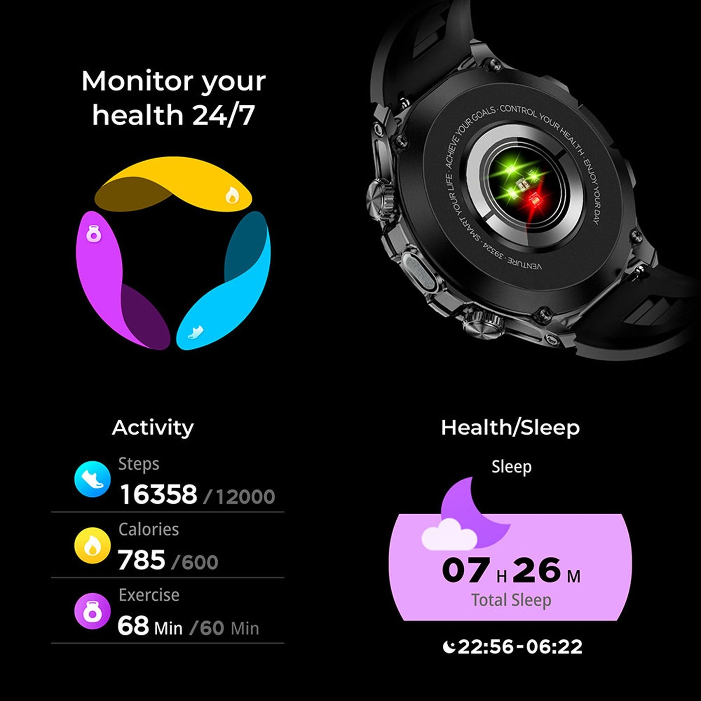 Smartwatch Venture - Black