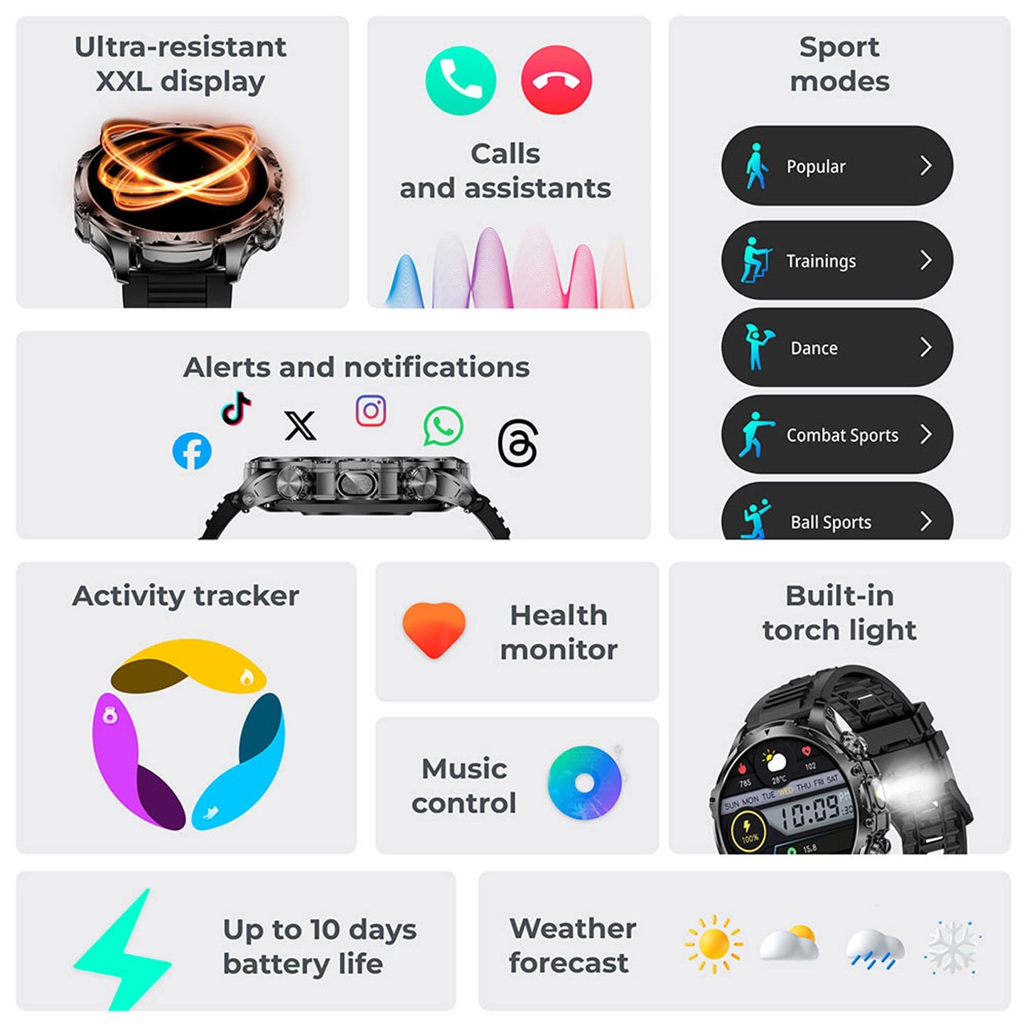 Smartwatch Venture - Black