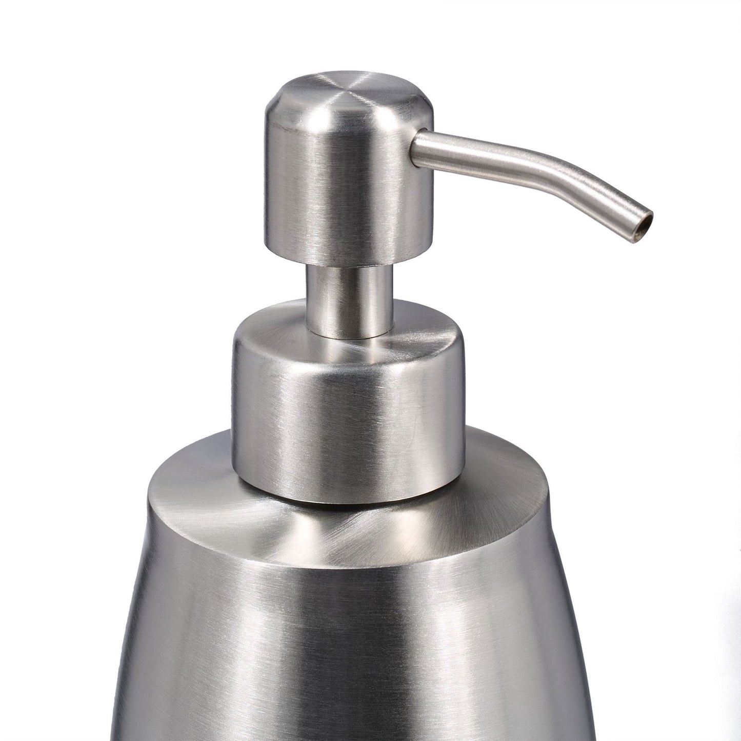 Soap pump in stainless steel 350 ml