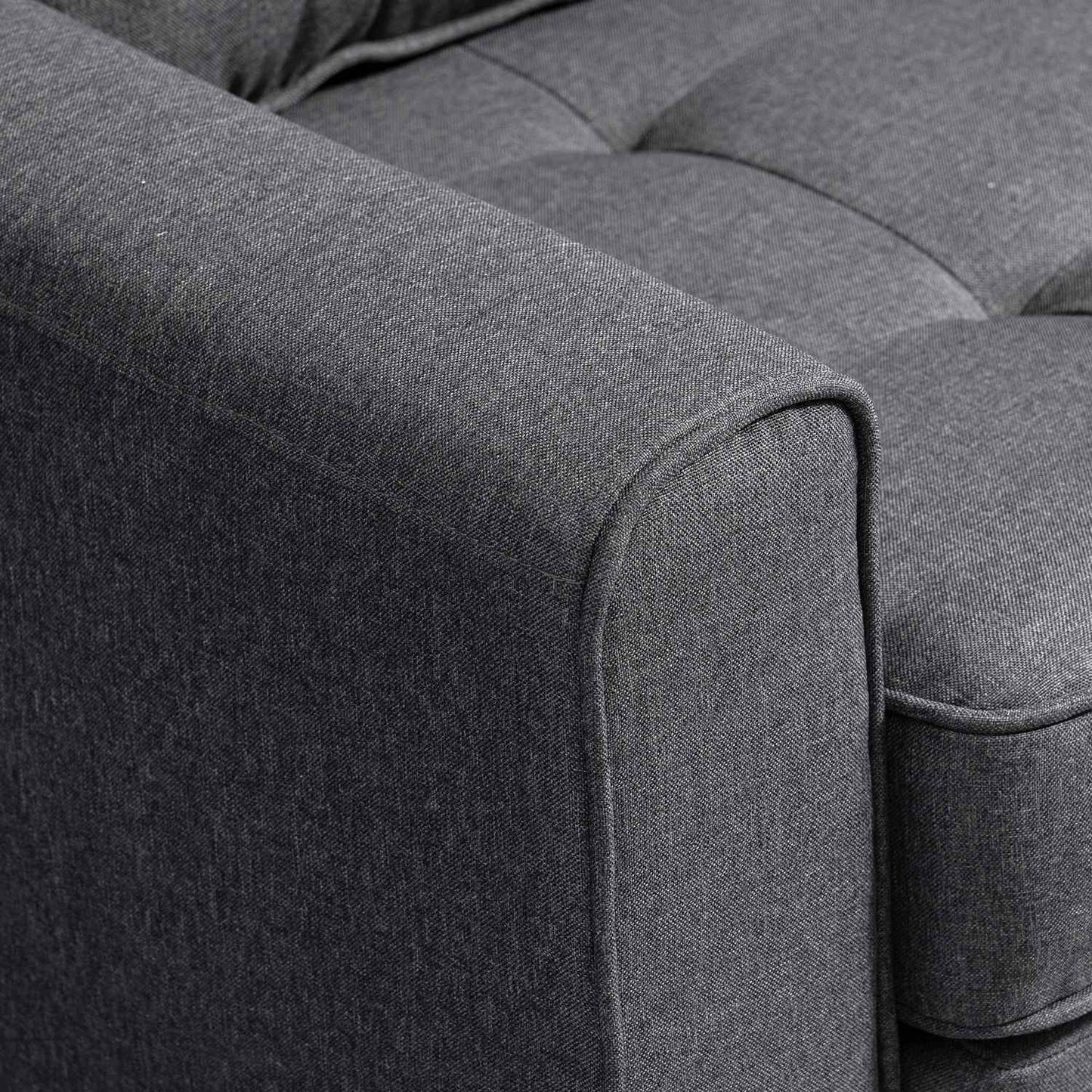 Gray linen Touch folding sofa bed with sleep function