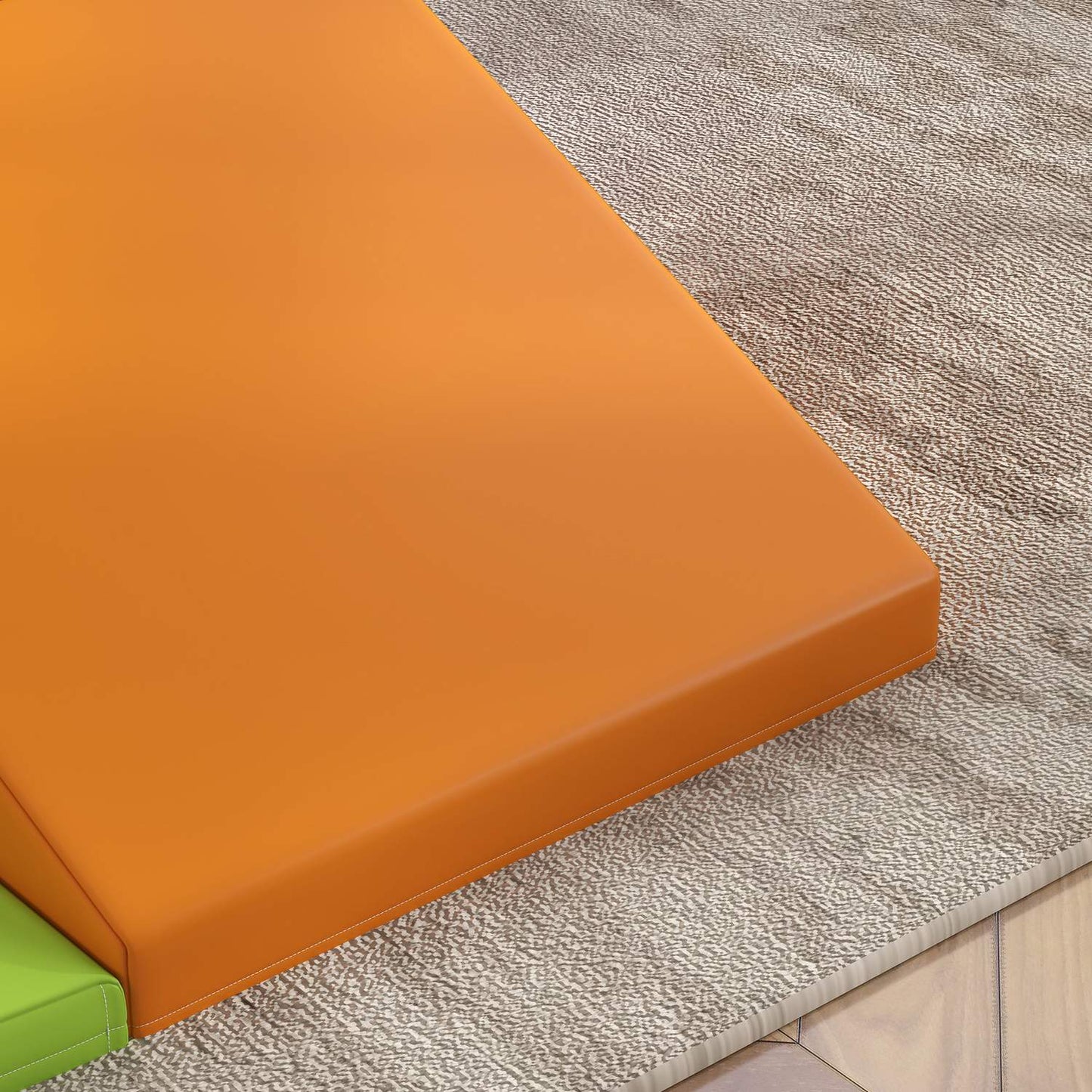 Foam Building Blocks - Soft, Safe, Faux Leather, Ages 1-3