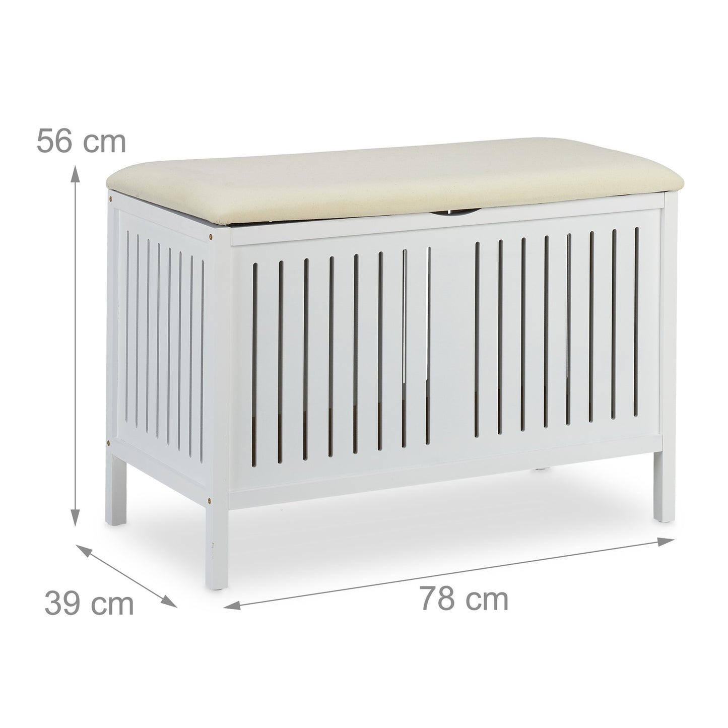 Soft bench with storage