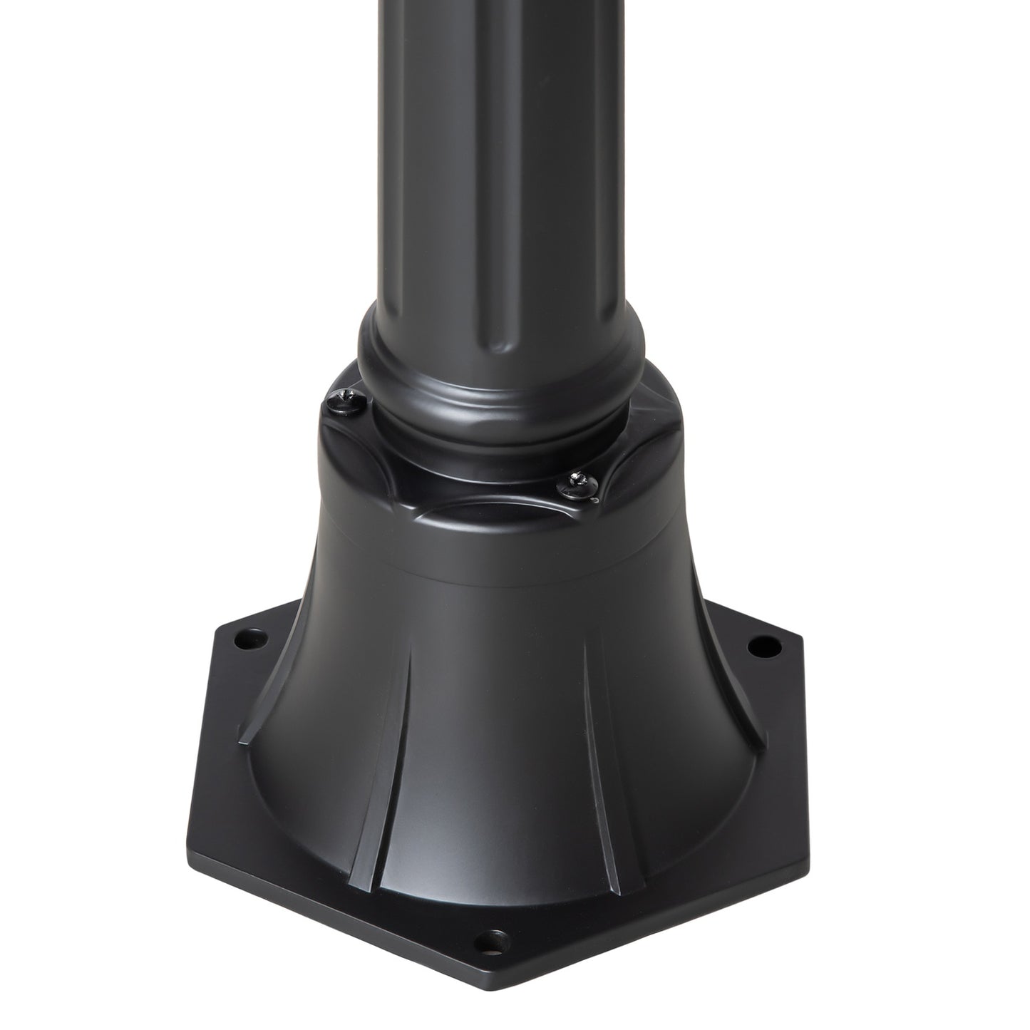 Solar Garden Path Light, 19 LED, 130 Lumen, Black