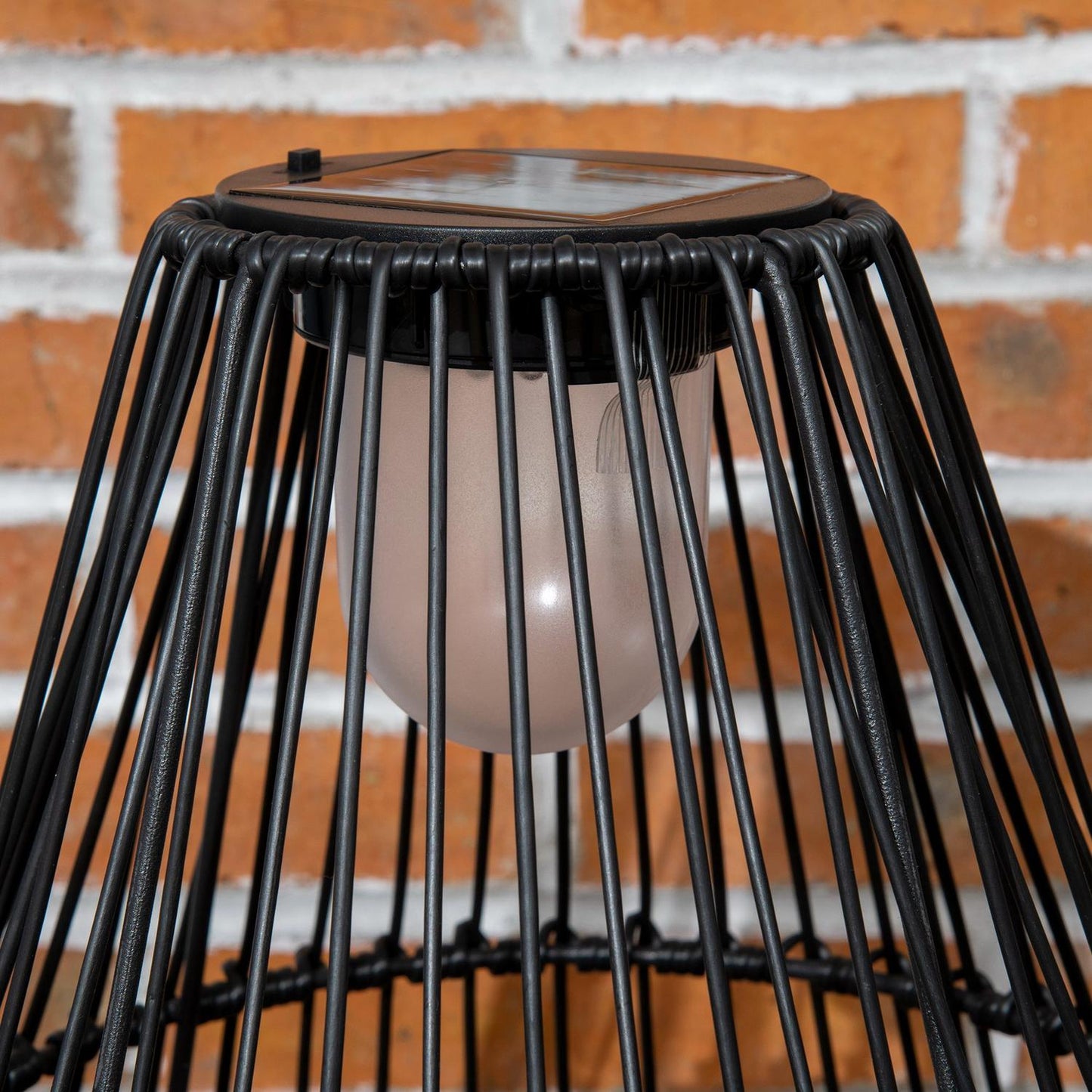 Solar garden light, drum design, waterproof, light sensor
