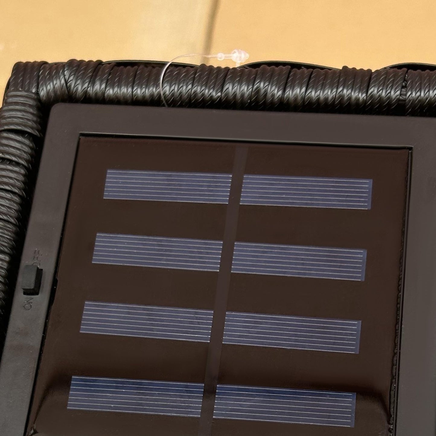 Waterproof Solar LED Garden Light, Rattan Design, Auto Sensor
