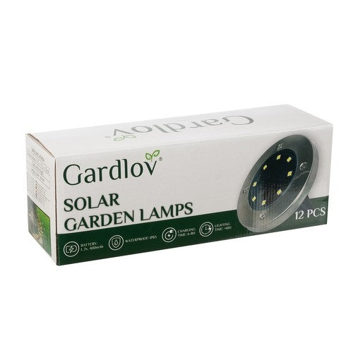 Solar garden lights - 12 pcs. Gardlov 24001