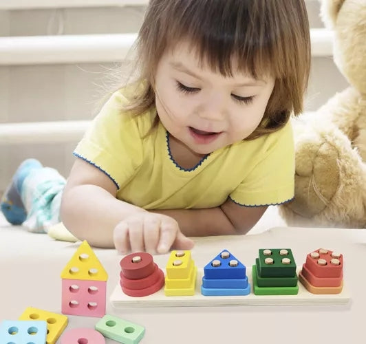 Sorter - wooden puzzle Kruzzel 22492