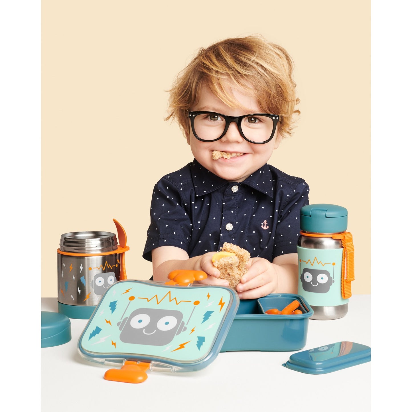 Spark Style Lunch Box, Robot