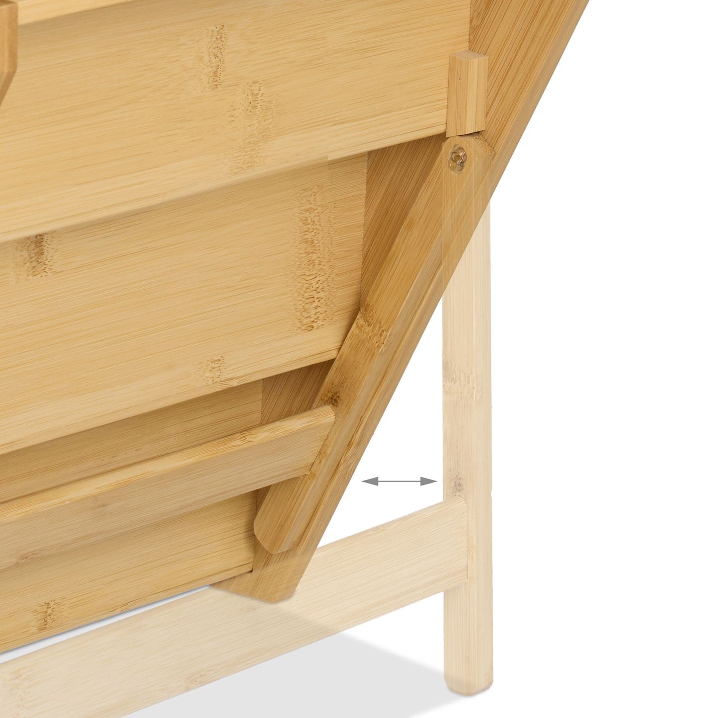 Spice rack in bamboo
