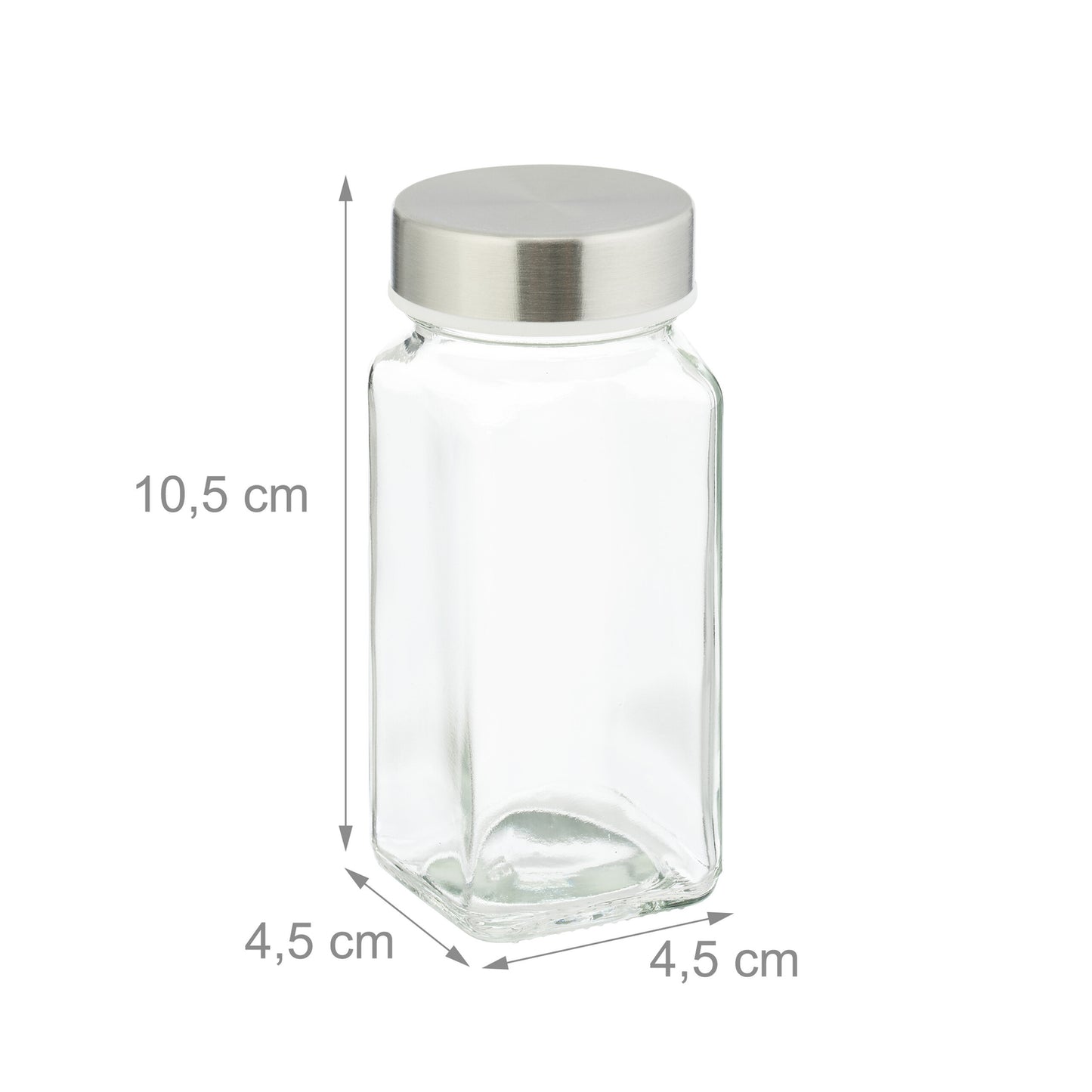 Spice rack with 24 glasses