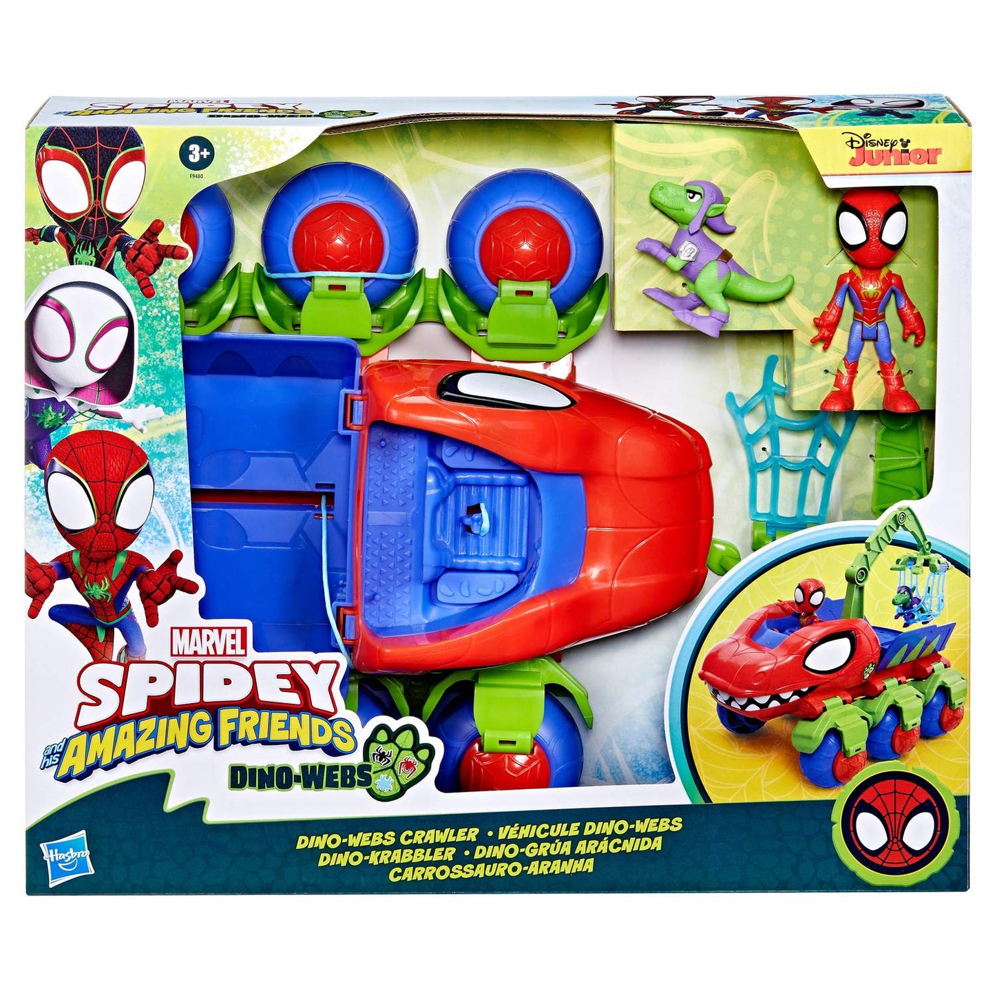 Spider-Man Playset with Dinowebs Crawler and Action Figures