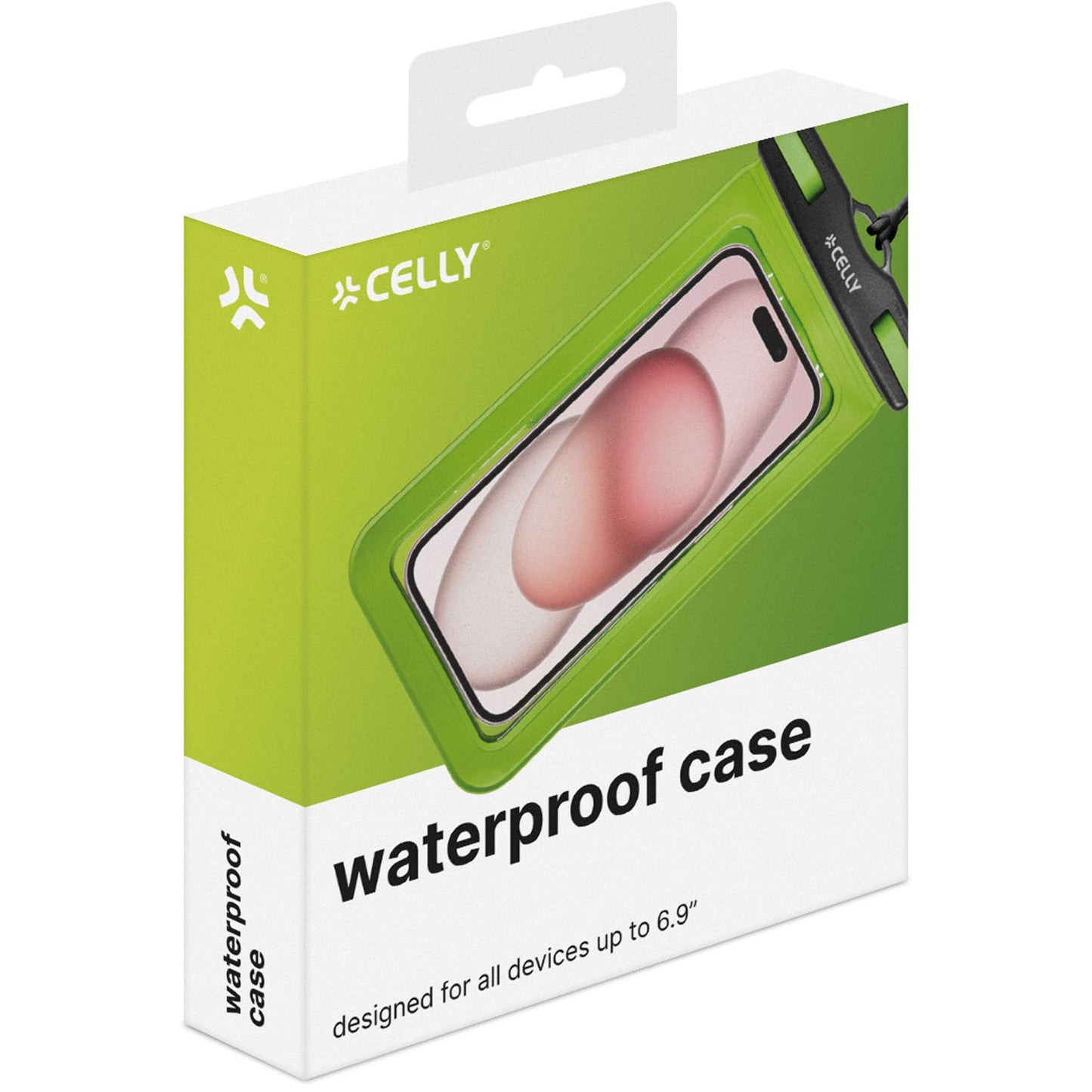 Splashbag Waterproof bag IP68 max 6.9" Green