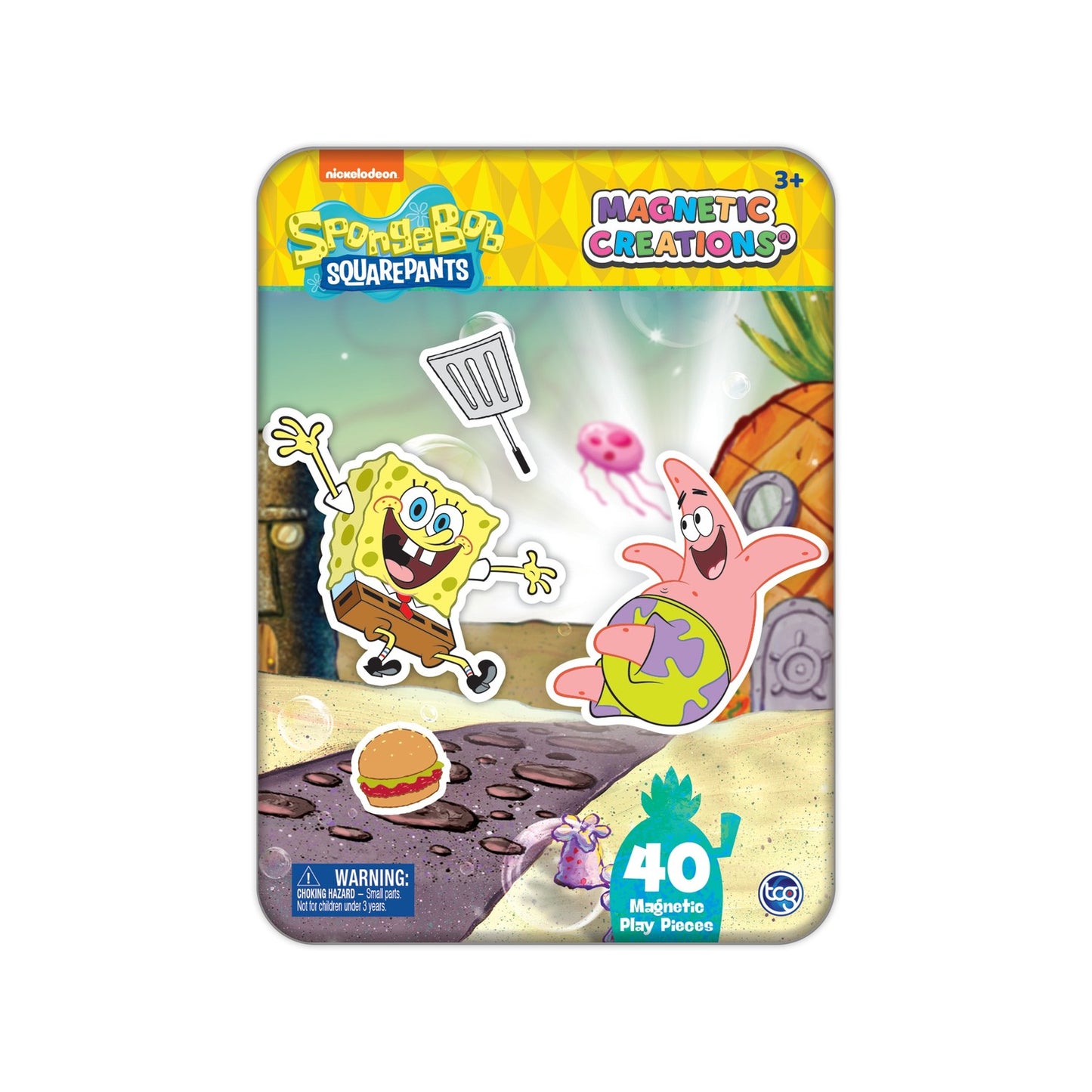 SpongeBob SquarePants Magnet Set with 6 Colorful Designs