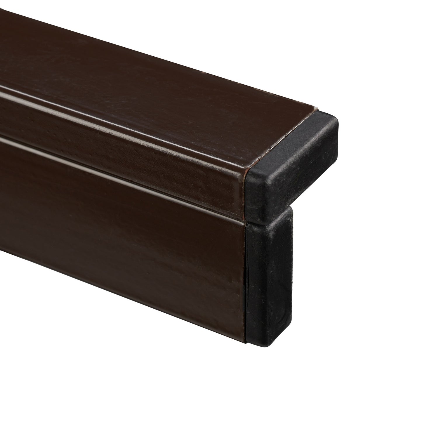Square Garden Table with Wood Effect