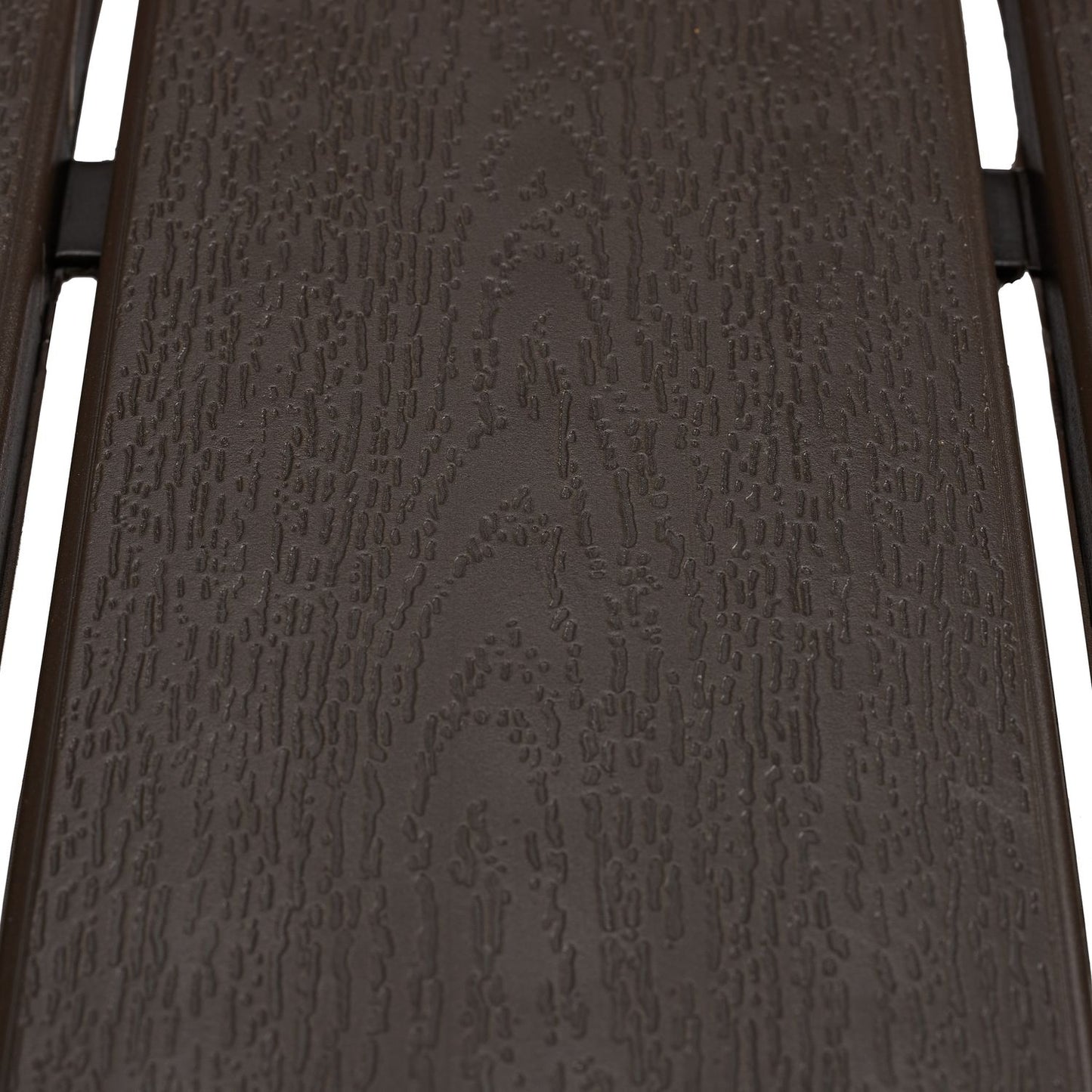 Square Garden Table with Wood Effect
