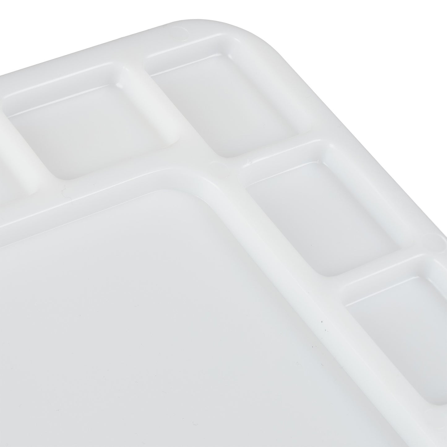 Square plastic mixing pallet