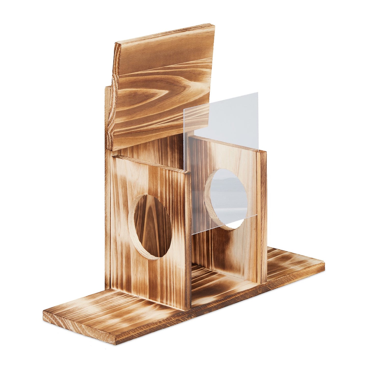 Squirrel feeder with 2 inputs