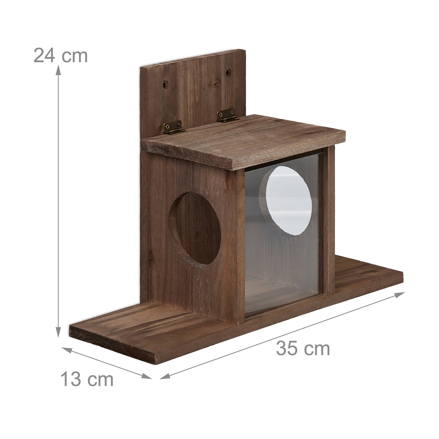 Squirrel feeder with 2 inputs