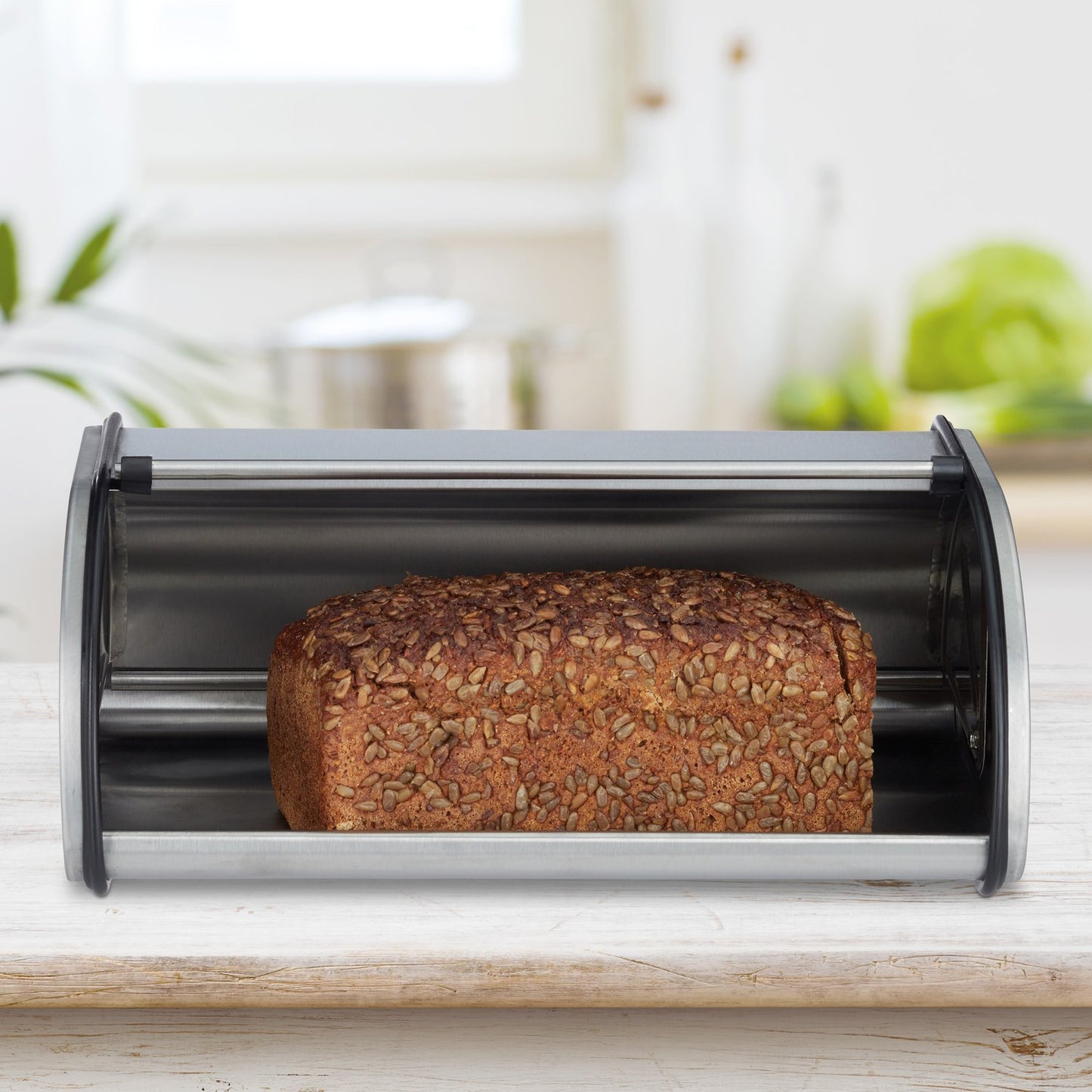Stainless Steel Bread Bin