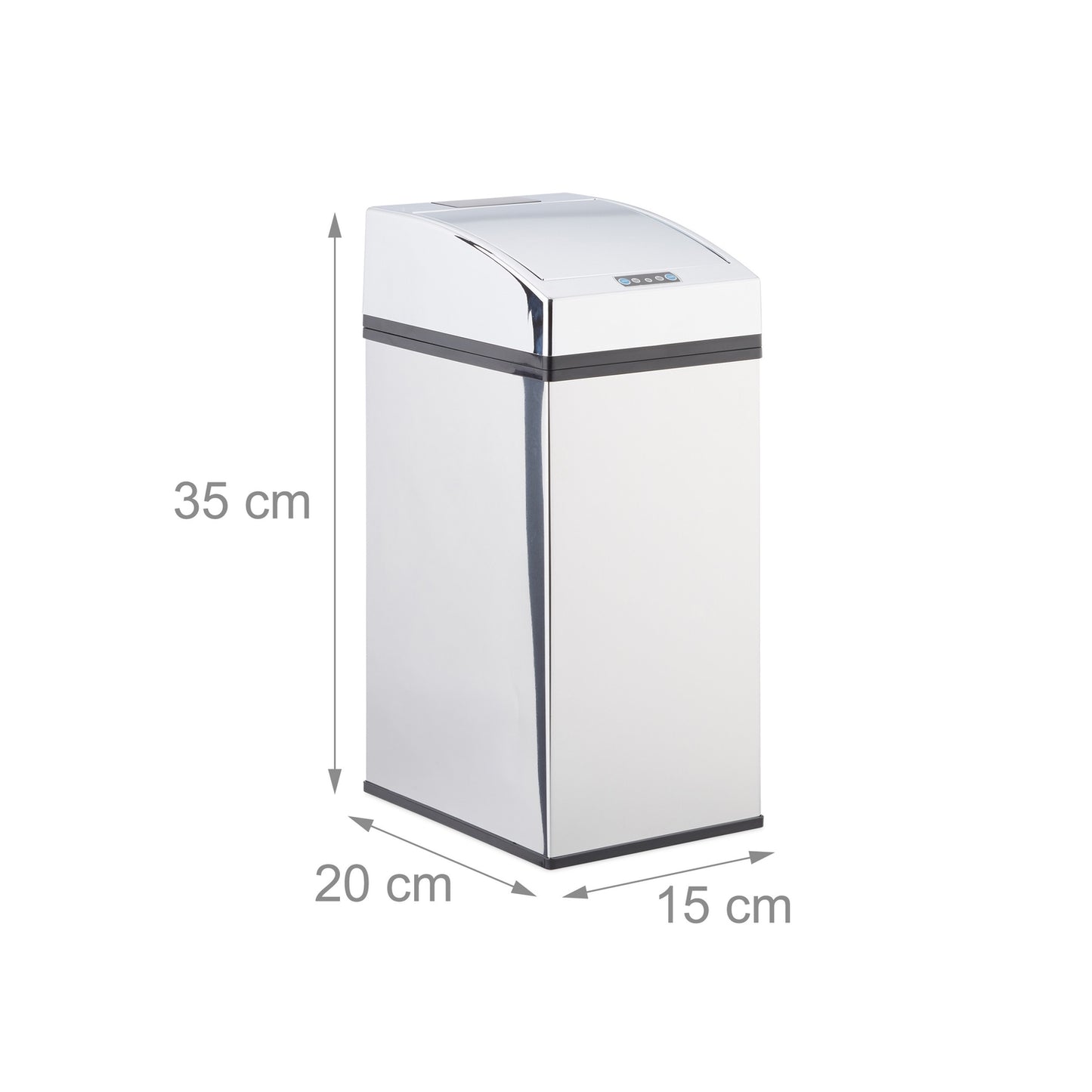 Stainless Steel Waste Bin with Sensor