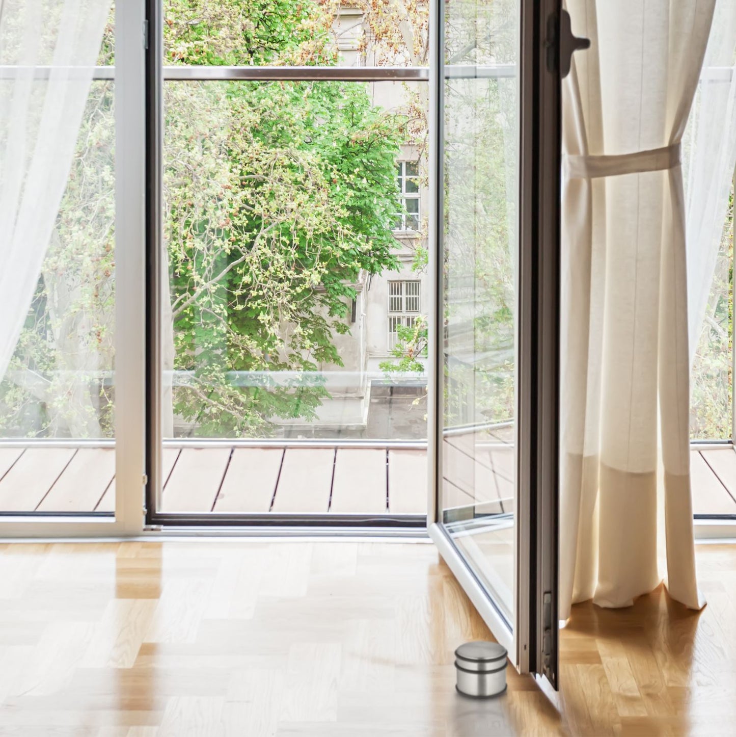 Stainless steel door stopper - 4 pcs