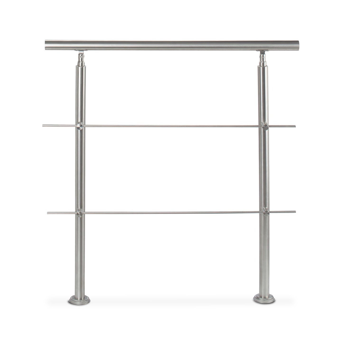 Stainless steel stair railings 1.0m / 2 posts / 2 crossbars