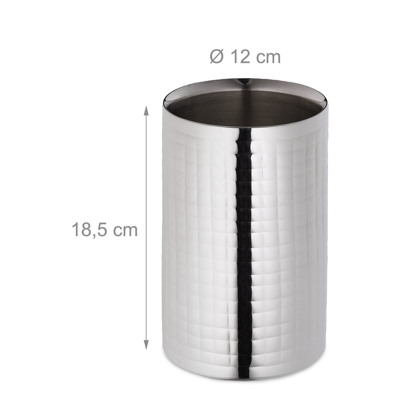 Stainless steel wine cooler
