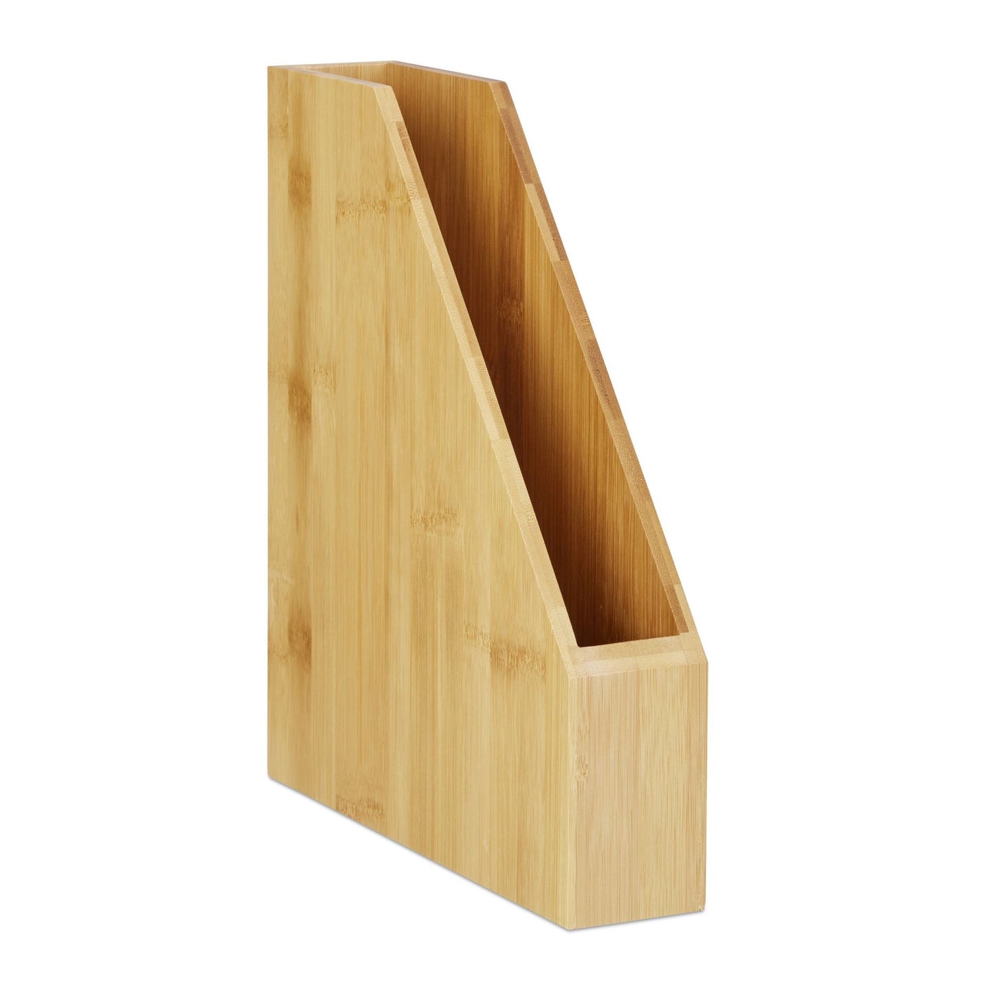 Standing Bamboo File Holder